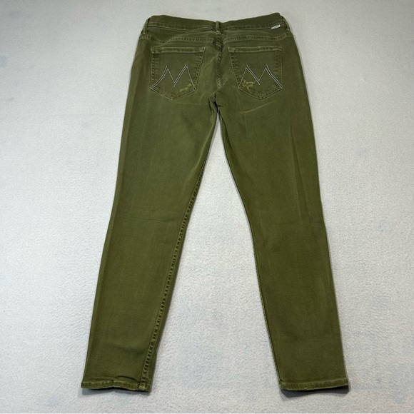 MOTHER The Muse Ankle Jeans in Kale Green Size 29 - Picture 9 of 13